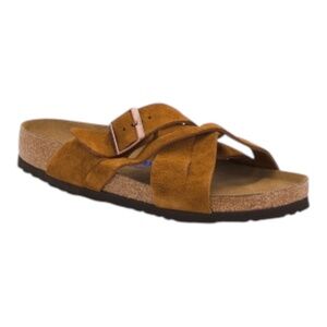 BIRKENSTOCK Made In Germany Suede Lugano Slides Size Various Men's